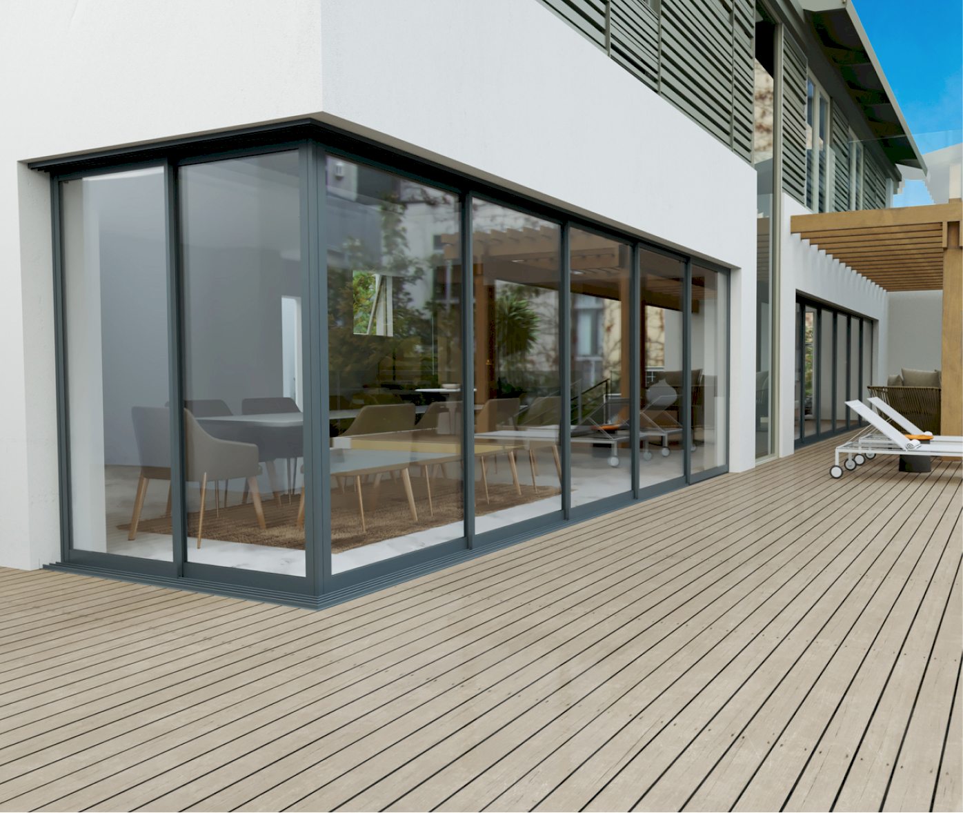 Раздвижные стеклянные системы