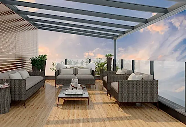 Tek Camlı Kış Bahçesi Sistemleri